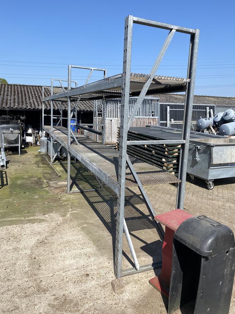 Pallet stelling gegalvaniseerd voor buiten