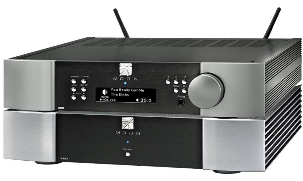 MOON 390 HDMI VOORVERSTERKER / 330A EINDVERSTERKER, Audio, Tv en Foto, Versterkers en Receivers, Overige merken, Ophalen of Verzenden