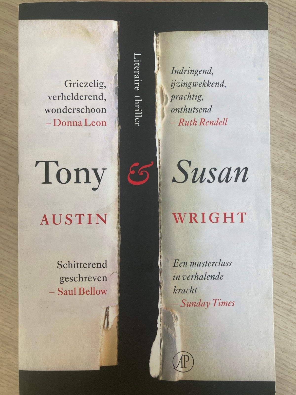 Tony & Susan - Literaire thriller, Ophalen of Verzenden, Gelezen
