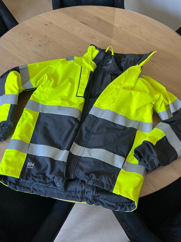 Helly Hansen Winter werkjas neon maat XL als nieuw, Heren, Helly Hansen, Ophalen of Verzenden, Zo goed als nieuw
