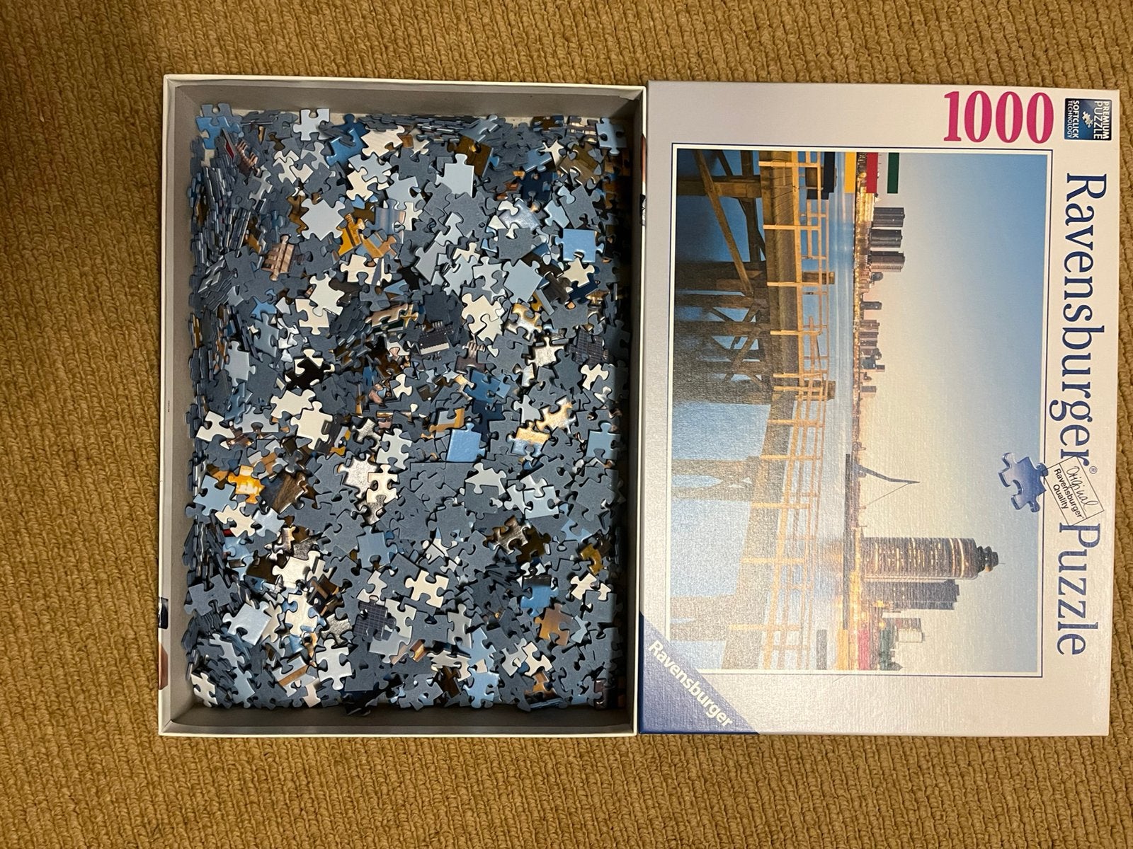 Ravensburger Legpuzzel 1000 stukjes - Hudson's Bay, Ophalen of Verzenden, 500 t/m 1500 stukjes, Zo goed als nieuw, Legpuzzel