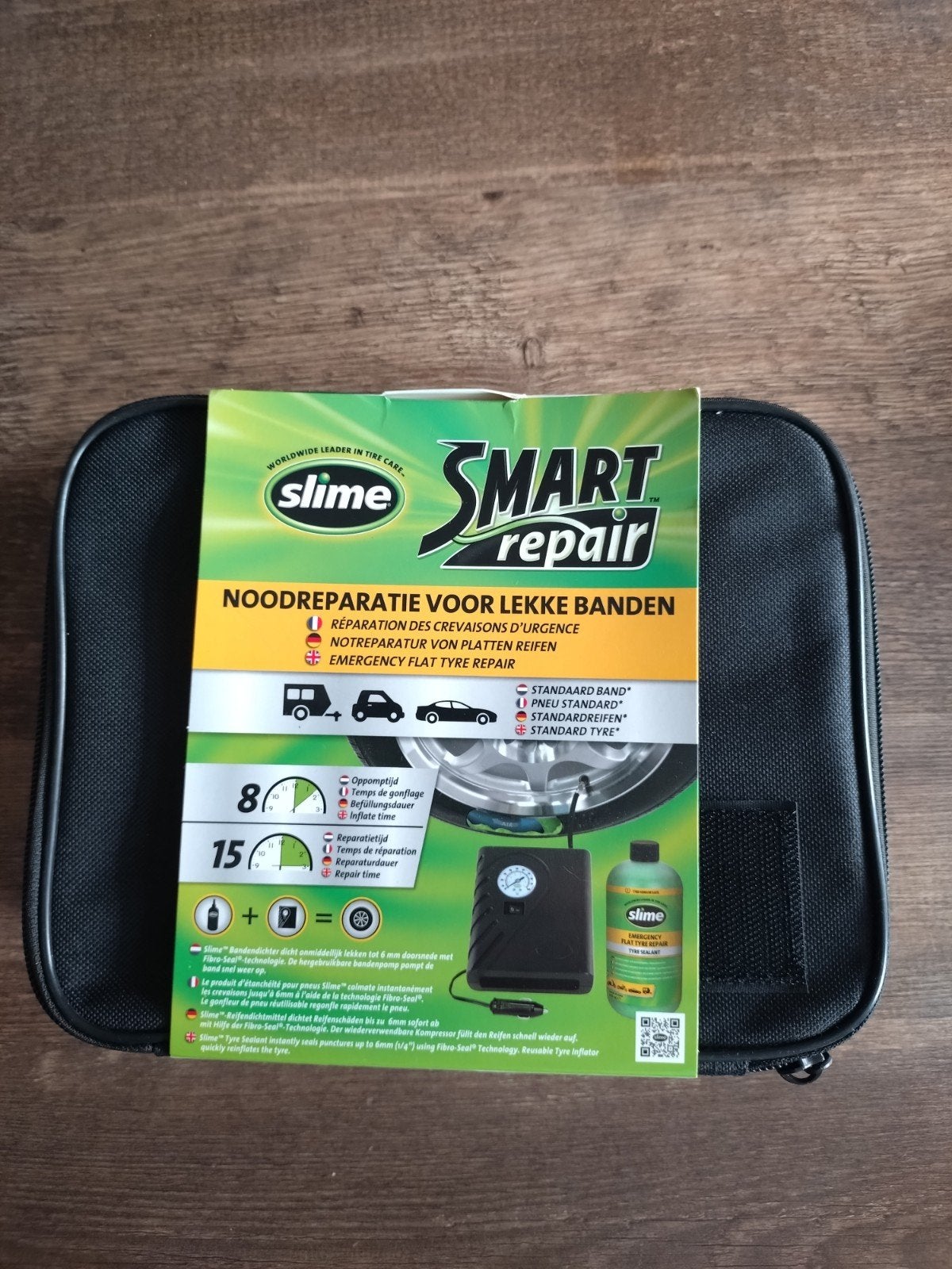 Slime Smart Repair Noodreparatie Lekke Banden Set, Ophalen of Verzenden, Zo goed als nieuw