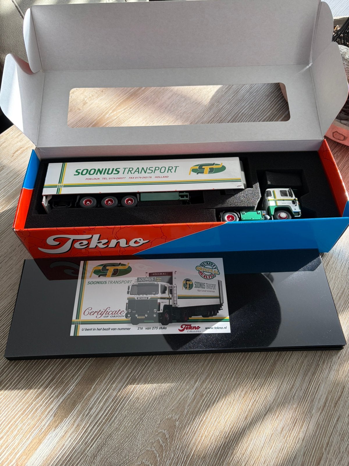 Tekno Soonius Scania 141, Ophalen of Verzenden, Zo goed als nieuw, C-mondharmonica
