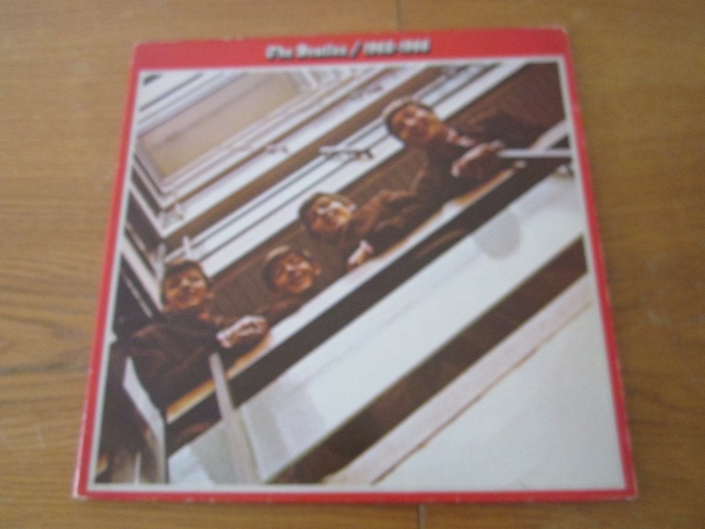 The Beatles - 1962-1966 en 1967-1970 (red en blue albums), Gebruikt, Ophalen of Verzenden, Beschermende buitenhoes, 12 inch