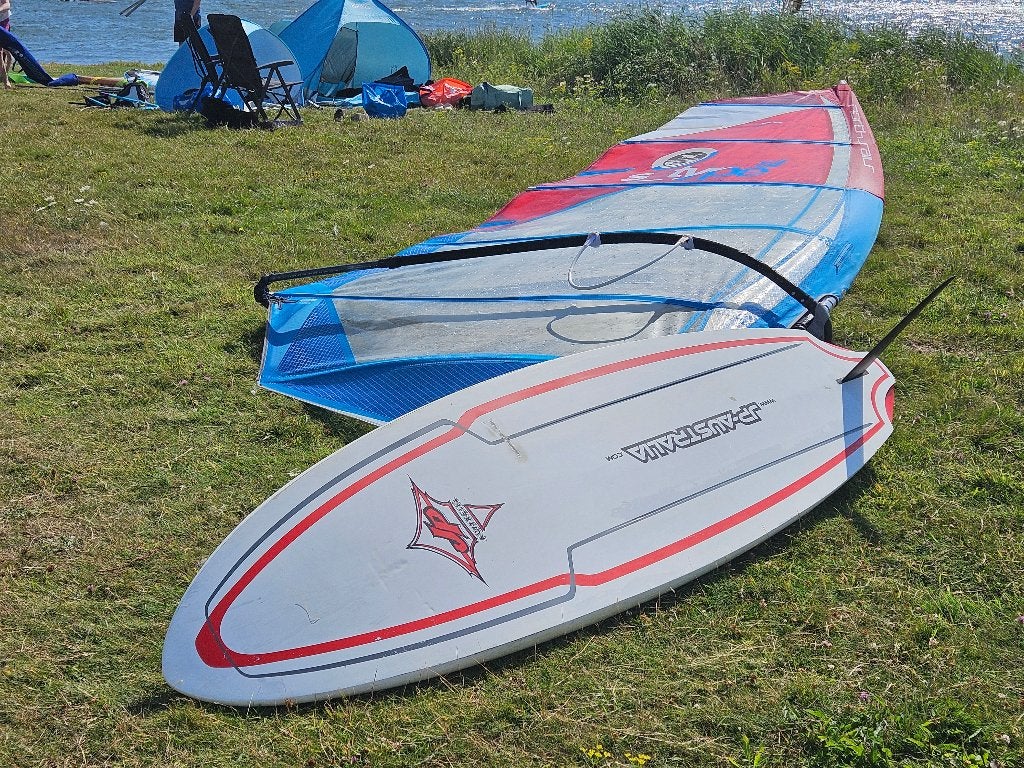 JP supercross 116, North sails S-type 6.6, mast North silver, Ophalen, Gebruikt, Minder dan 250 cm, 6.5 m² tot 8 m²