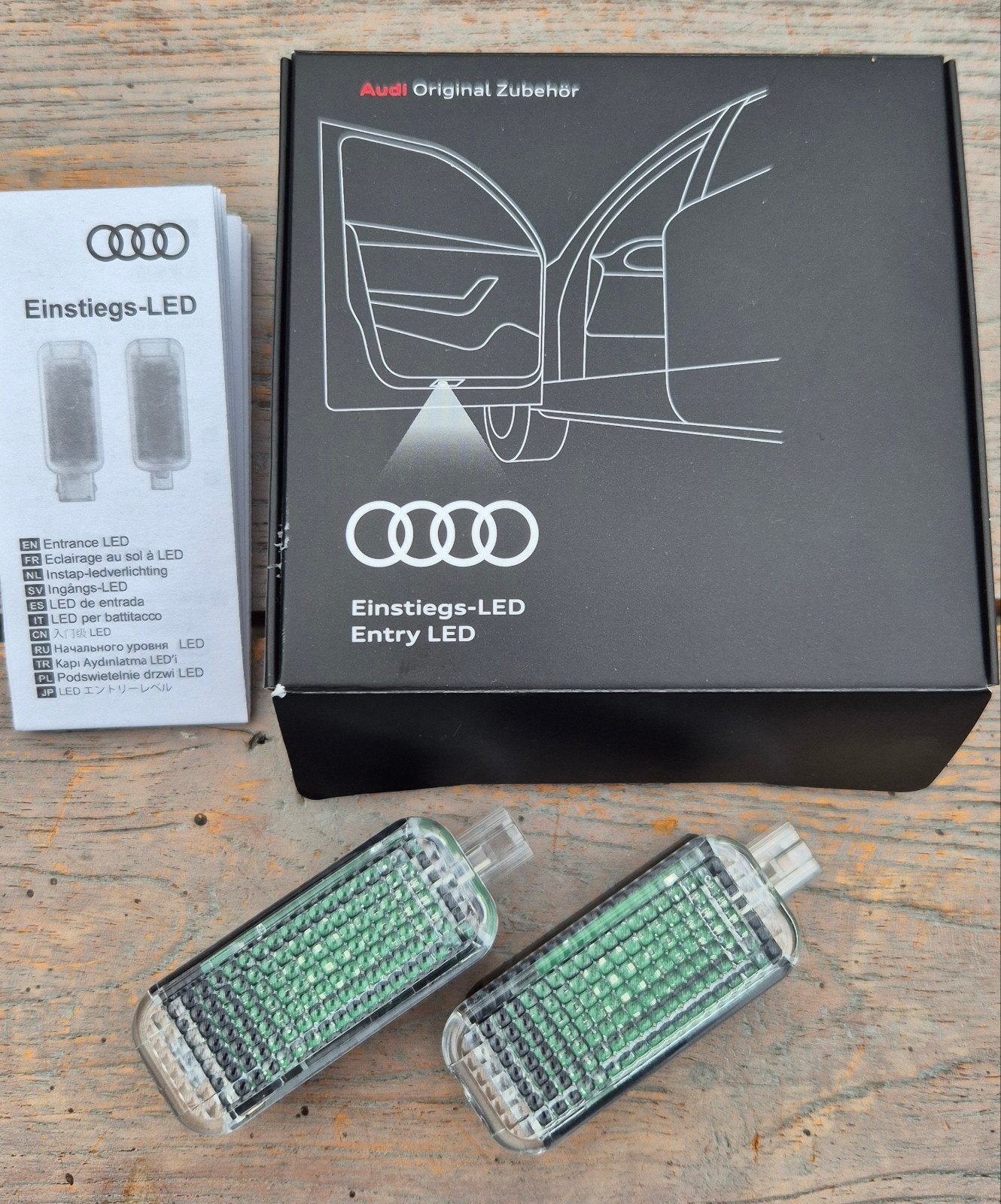 Audi Originele Instap-LED Verlichting (Entry LED) - Nieuw, Verzenden, Nieuw, Audi