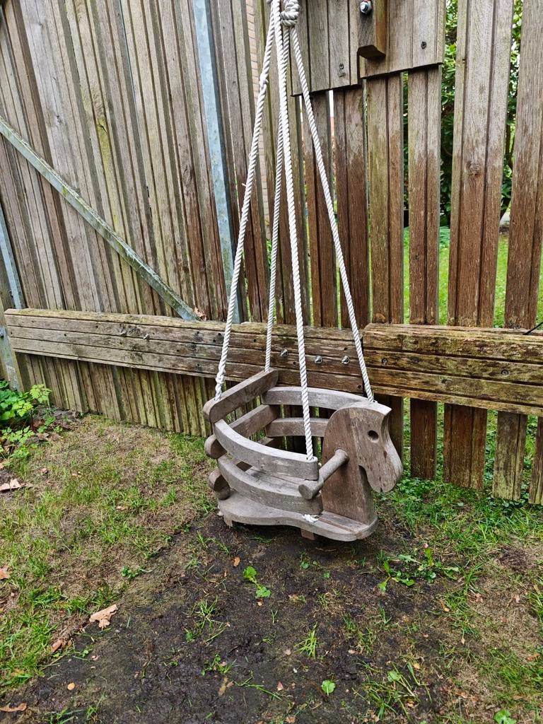Houten peuterschommel in de vorm van een paard, Ophalen, Gebruikt, Overige typen