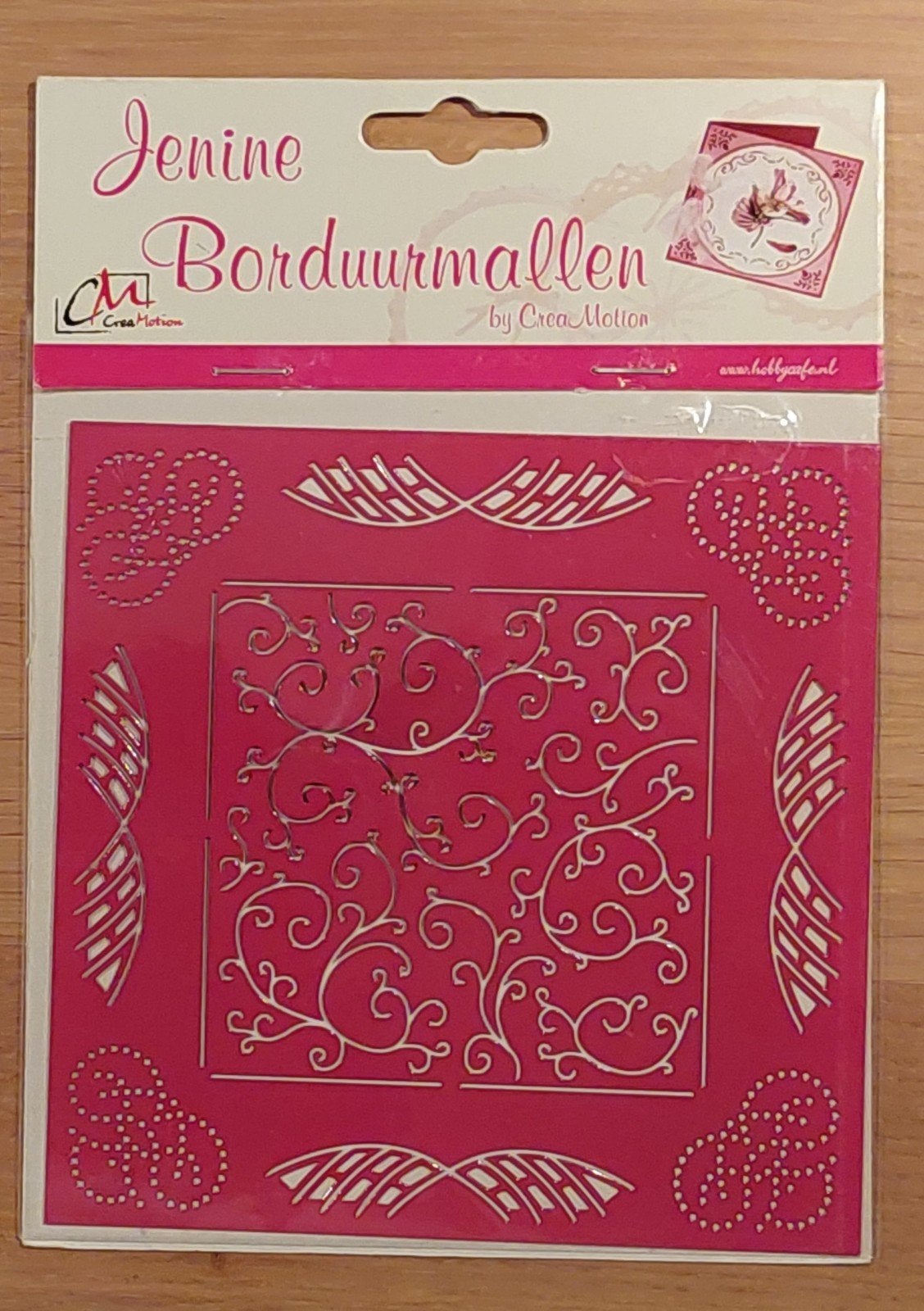 Jenine borduurmal by Crea Motion - BS 372199, Hobby en Vrije tijd, Kaarten | Zelf maken, Ophalen of Verzenden, Nieuw, Overige thema's