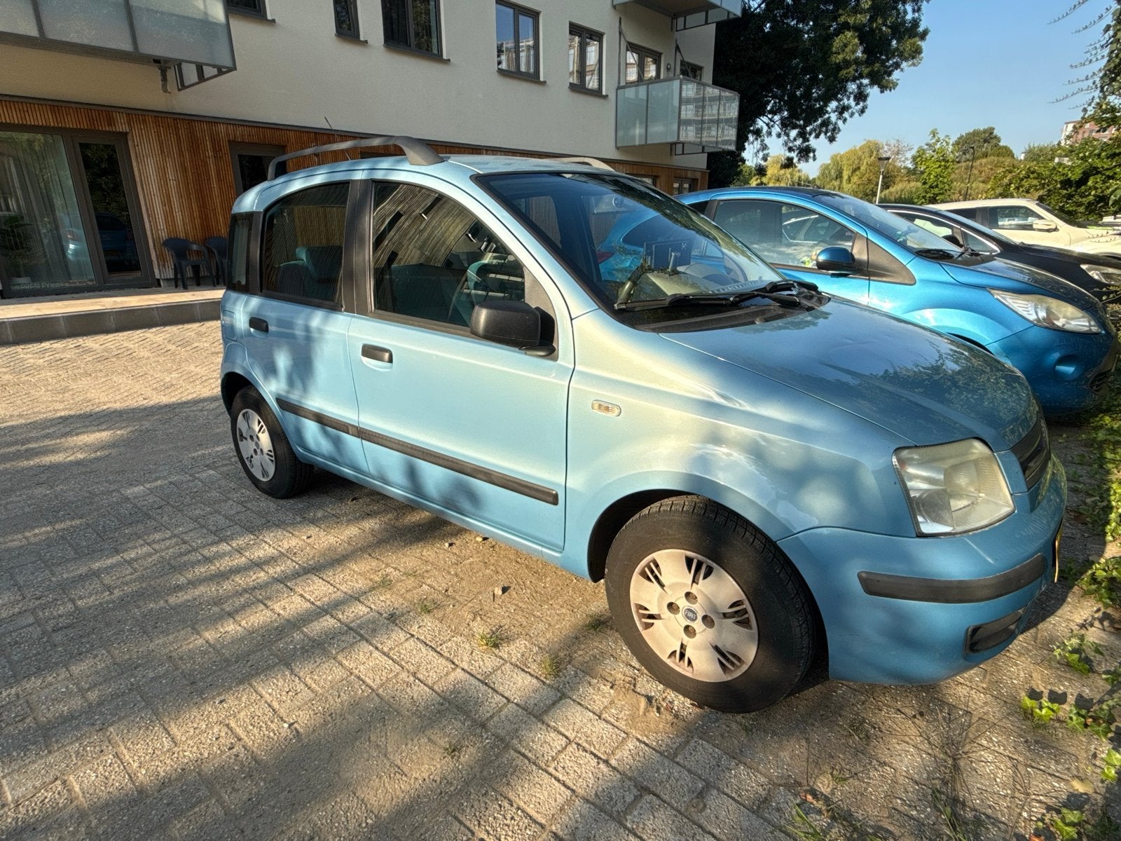 Fiat Panda 1.2 2005 Blauw Met Scherm APK 02/27, Auto's, Voorwielaandrijving, Origineel Nederlands, Handgeschakeld, Particulier