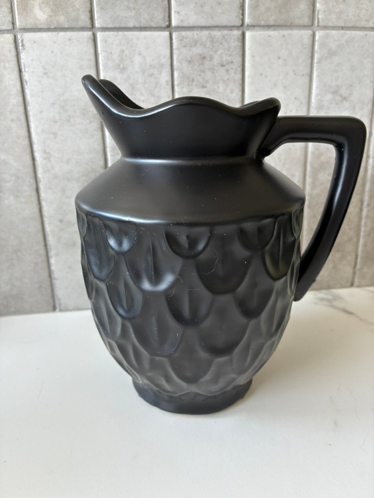 Daan Kromhout Inga Boa vaas / kan, Ophalen of Verzenden, Zwart, Glas