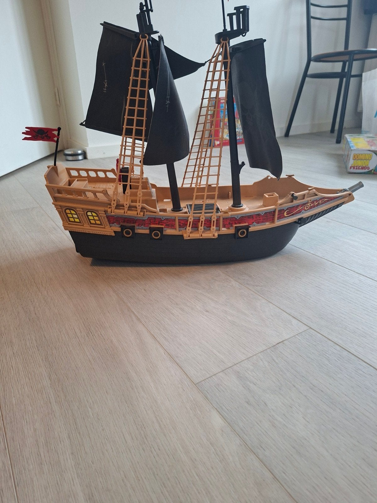 Playmobil Piratenschip met figuren en kanon, Ophalen, Gebruikt, Jongen of Meisje