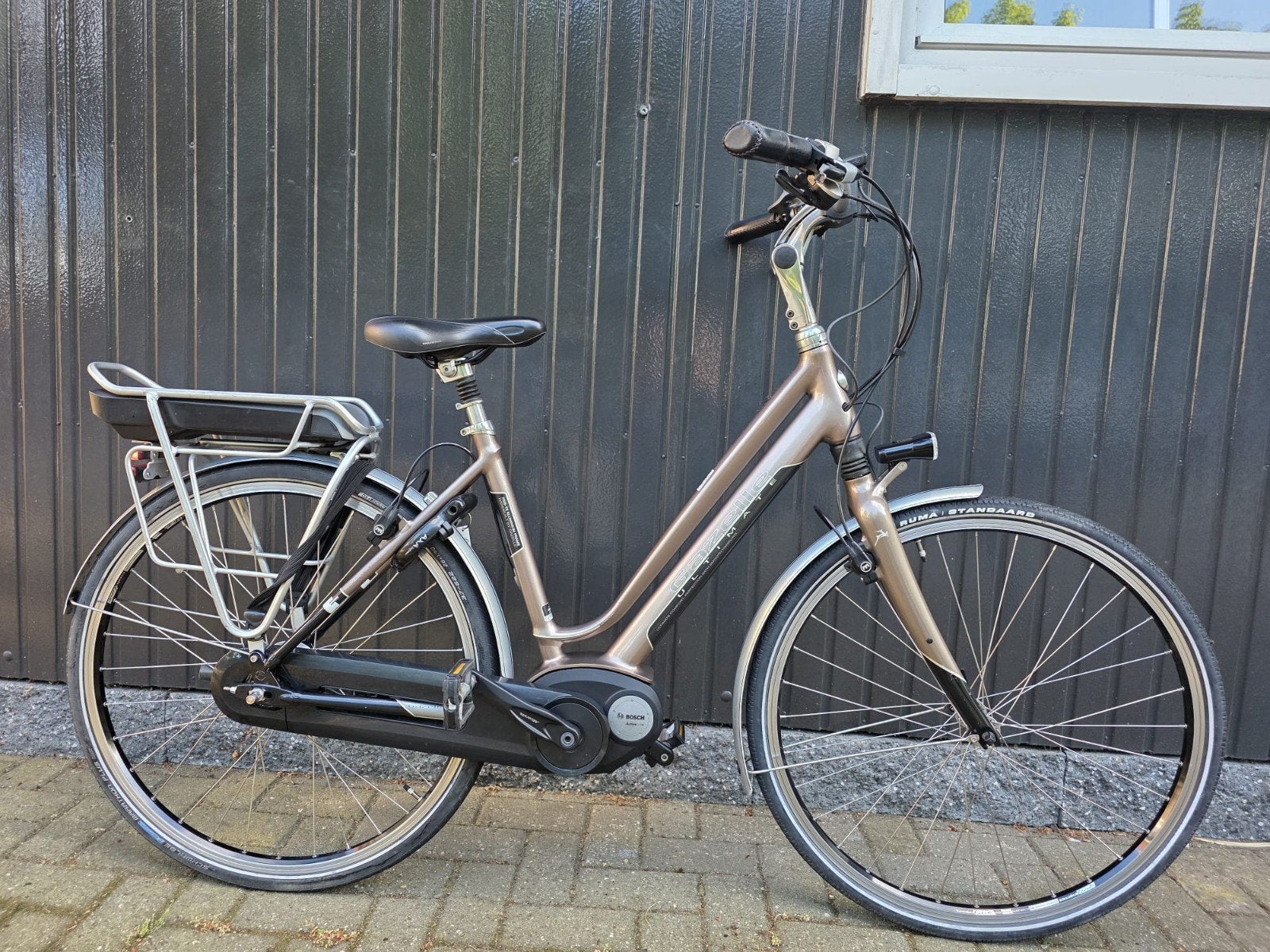 Gazelle Ultimate 500Wh. Bosch Middenmotor. Accu Goed, Fietsen en Brommers, Fietsen | Dames | Damesfietsen, Ophalen of Verzenden