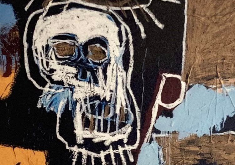 J-M BASQUIAT : XXL-lithografie. Wordt geleverd met lijst., Ophalen of Verzenden