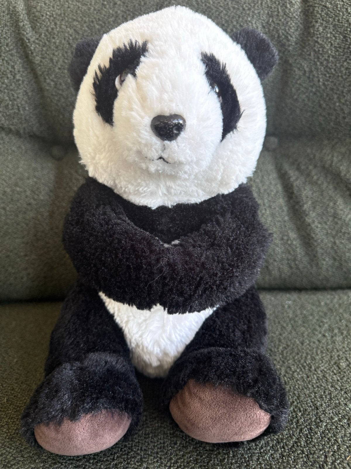 Leuk setje: Panda (39cm) en Beer (20cm) 'Hug Me', Ophalen, Gebruikt, Beer, Middelgroot (20 tot 80 cm)
