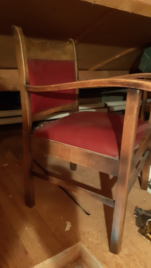 kloosterstoelen, Huis en Inrichting, Twee, Rood, Ophalen, Hout
