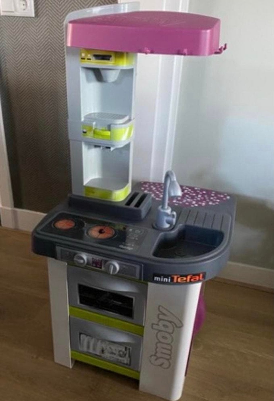 Smoby Mini Tefal Speelkeuken met accessoires, Ophalen, Gebruikt, Kunststof, Speelkeuken