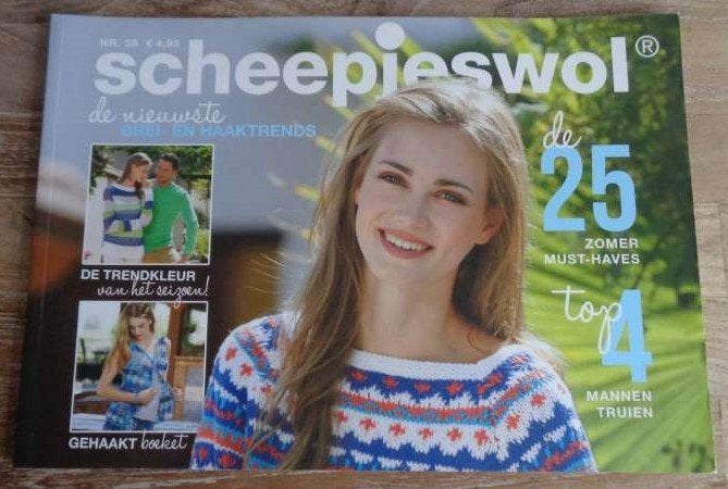 Scheepjeswol zomerboek nr. 58 breiboek, haakboek, Verzenden, Zo goed als nieuw, Breien of Haken, Patroon of Boek