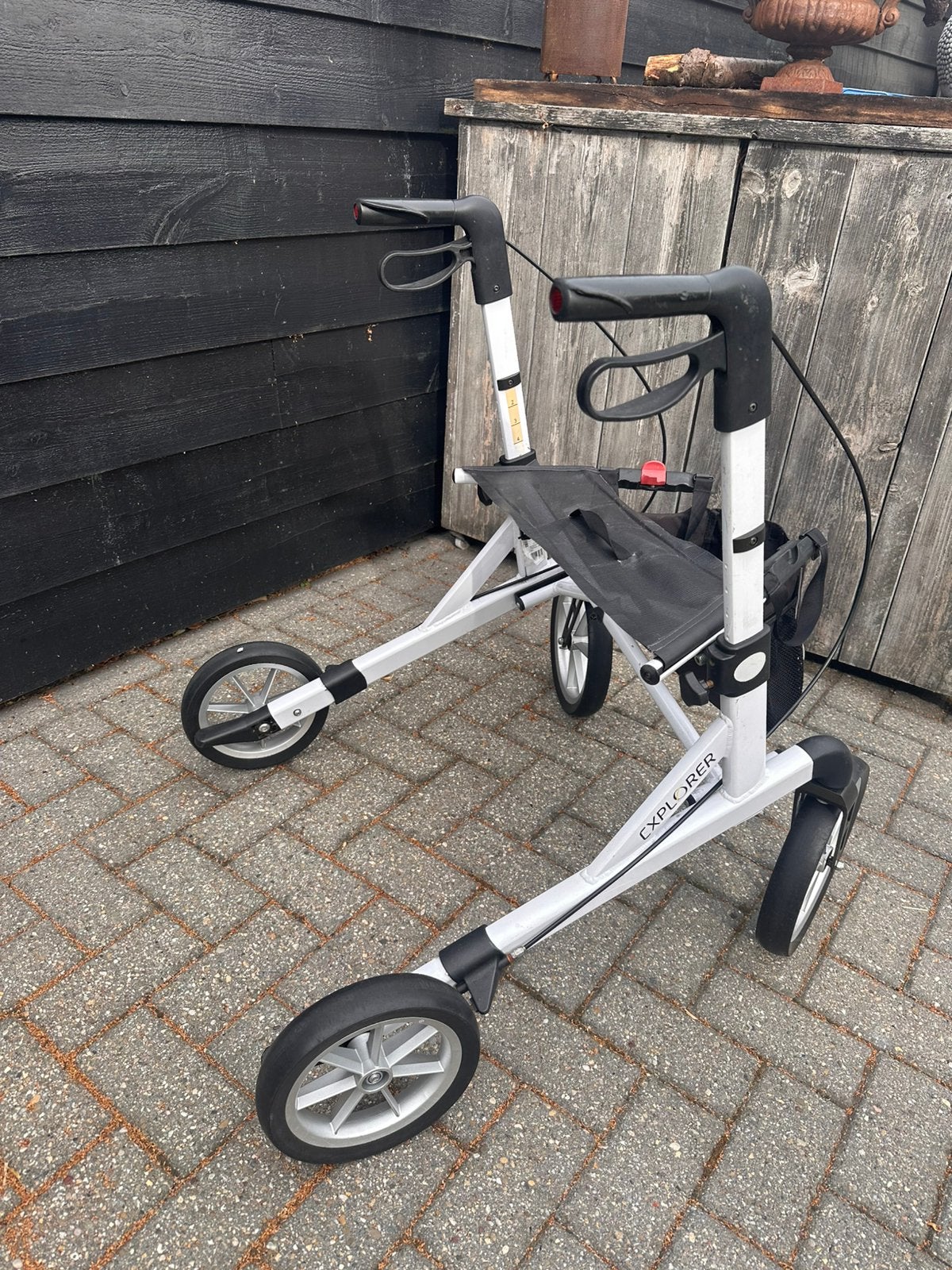 Rollator extra breed, Explorer., Diversen, Rollators, Ophalen, Opvouwbaar, Gebruikt
