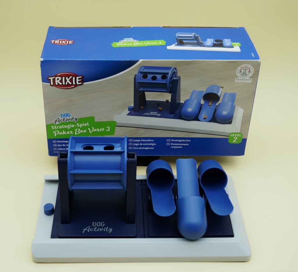 Trixie Dog Activity Intelligentiespel Poker Box Vario 2, Dieren en Toebehoren, Hondenspeelgoed, ., Ophalen of Verzenden, Zo goed als nieuw