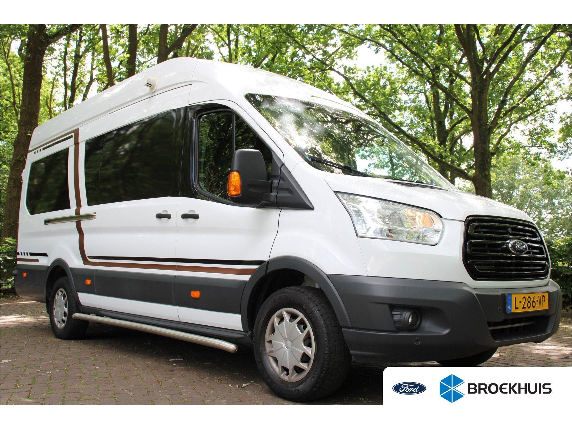 Ford Transit Camper, Auto's, 12 maanden, 2800 kg, Wit, Bedrijf