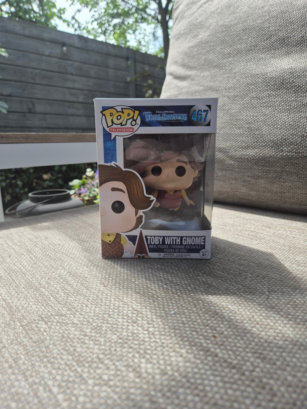Funko Pop! Trollhunters Toby with Gnome #467, Ophalen of Verzenden, Nieuw