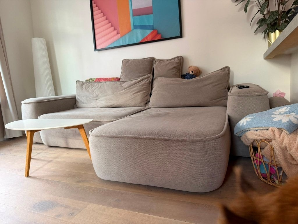 Ruime zitbank (inclusief chaise longue), Huis en Inrichting, Ophalen, Gebruikt, Klassiek, Hoekbank