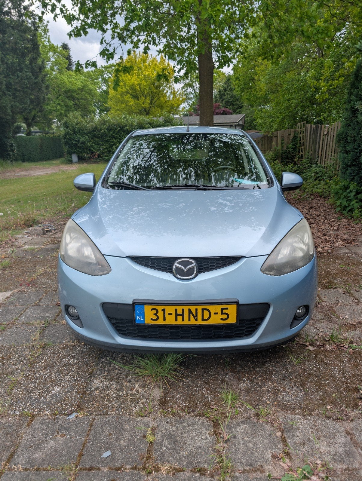 Meeneemprijs 2100,- Mazda 2 1.3 63KW 5DRS 2009 Blauw, Auto's, Mazda, Particulier, Airconditioning, Elektrische ramen, Radio, Stoelverwarming