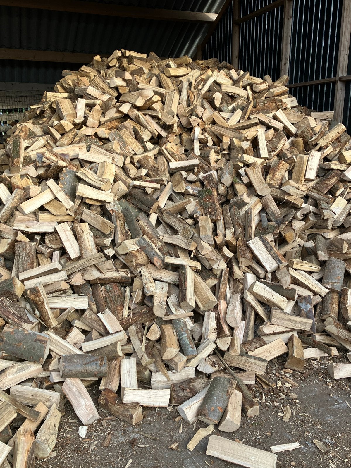 Gekloofd Openhaardhout: Eiken/Berk/Es - 25cm, Tuin en Terras, Haardhout, 6 m³ of meer, Ophalen of Verzenden, Eikenhout, Blokken