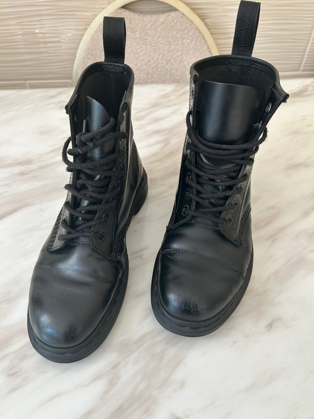 Dr.Martens hoge laarzen, Hoge laarzen, Zwart, Ophalen of Verzenden, Zo goed als nieuw