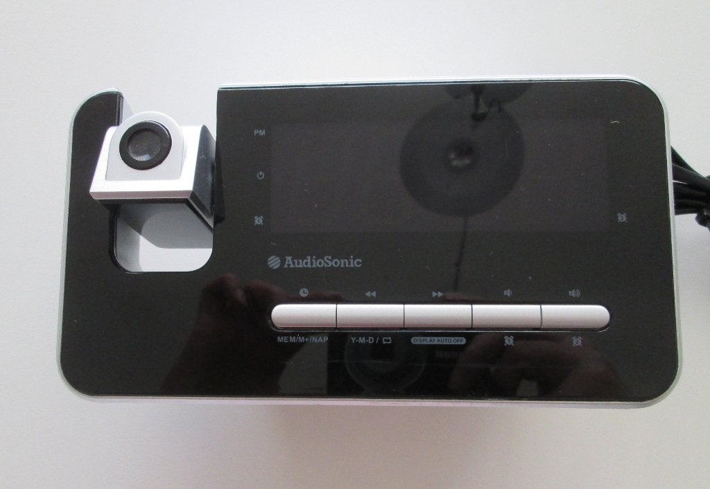 AudioSonic CL-1492 – wekkerradio met wand-/plafondprojectie