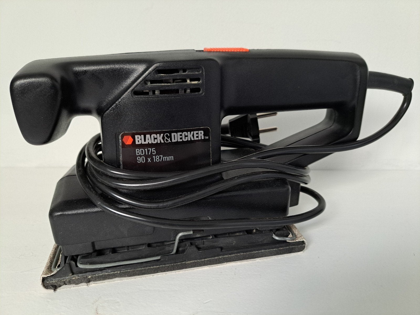 Black & Decker BD175 Vlakschuurmachine | Schuurmachine, Ophalen of Verzenden, Gebruikt, Minder dan 600 watt, Vlakschuurmachine