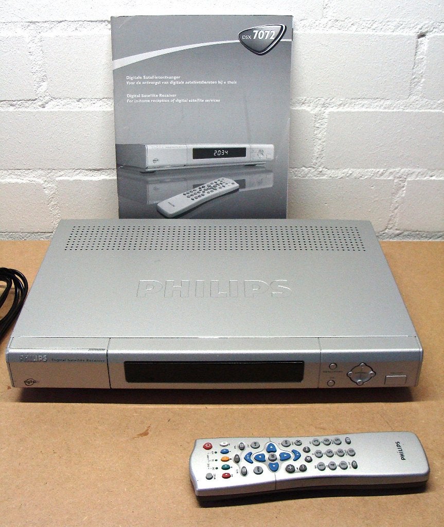 Philips DSX 7072 Satelliettuner met afstandsbediening, Audio, Tv en Foto, Schotelantennes, Ophalen, Gebruikt, (Schotel)antenne-accessoires