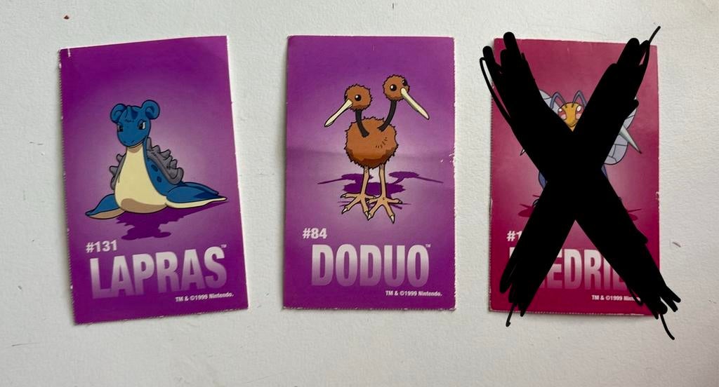 Oude pokemon kaarten, Ophalen of Verzenden, Zo goed als nieuw, Meerdere kaarten