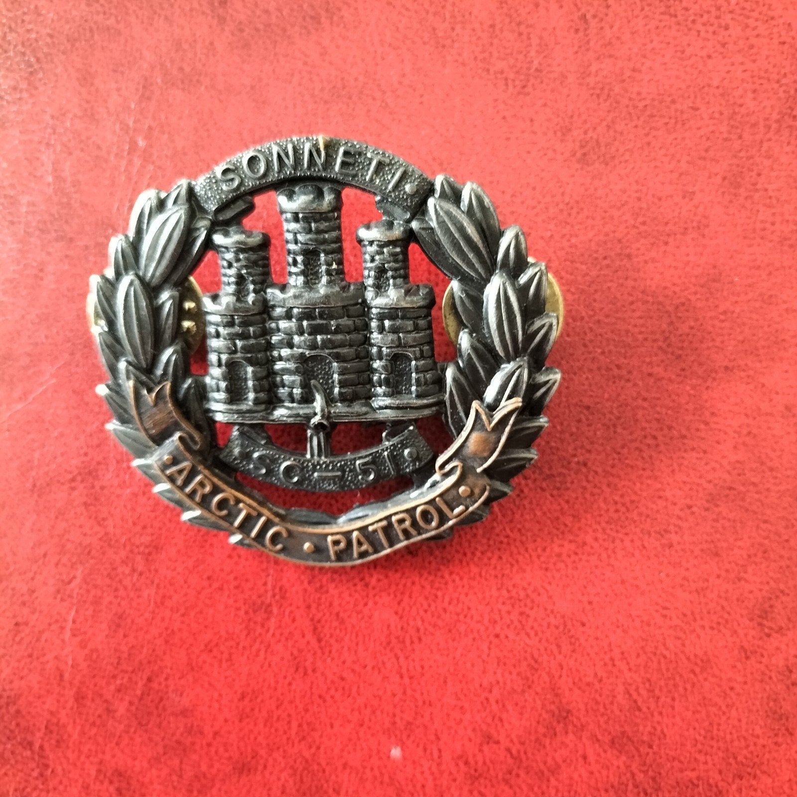 Zeldzaam Embleem: HMS Sonnet Arctic Patrol, Ophalen of Verzenden