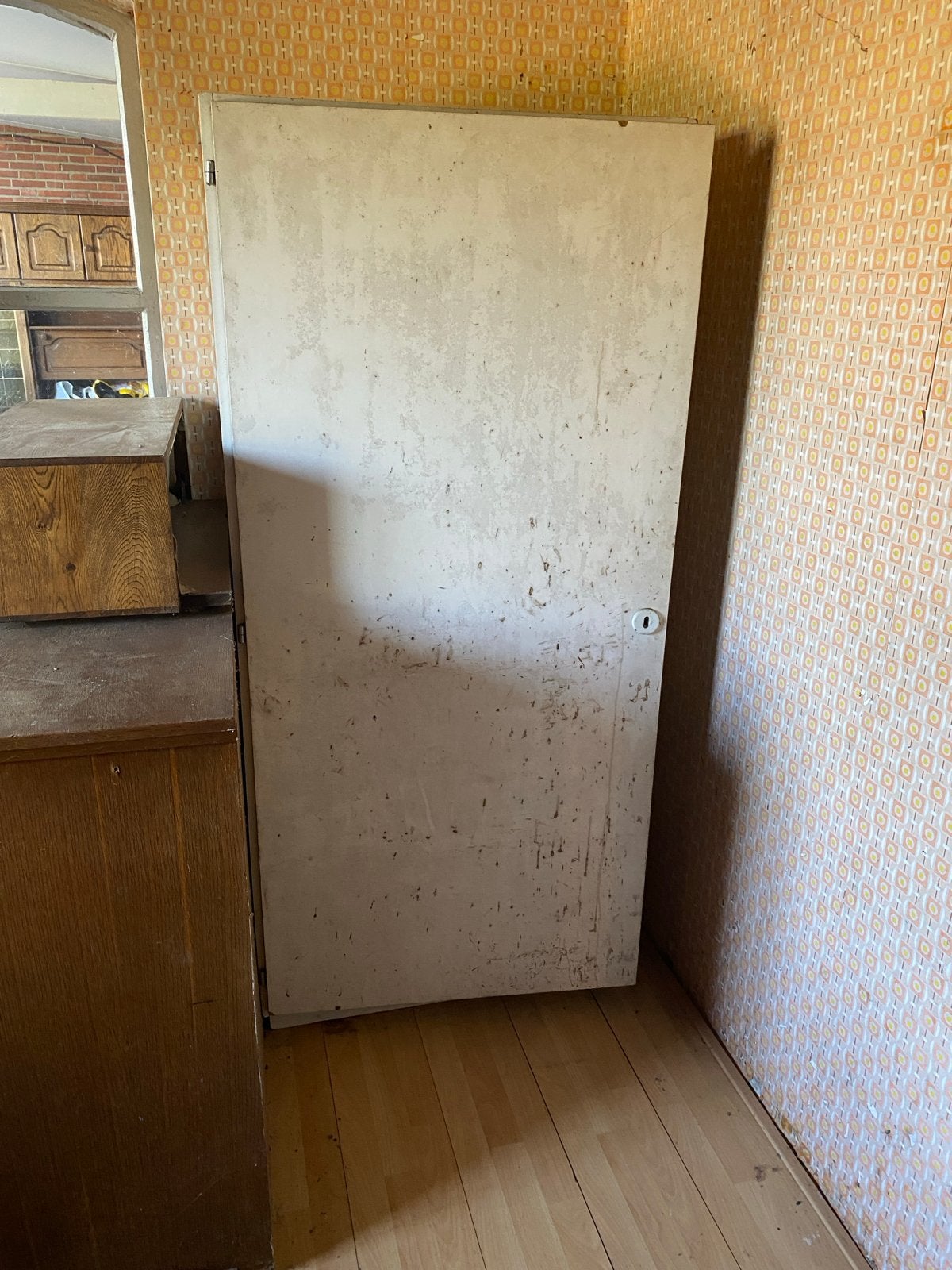 Kledingkast/zadelkast, Huis en Inrichting, Ophalen, Gebruikt, 50 tot 100 cm, 150 tot 200 cm
