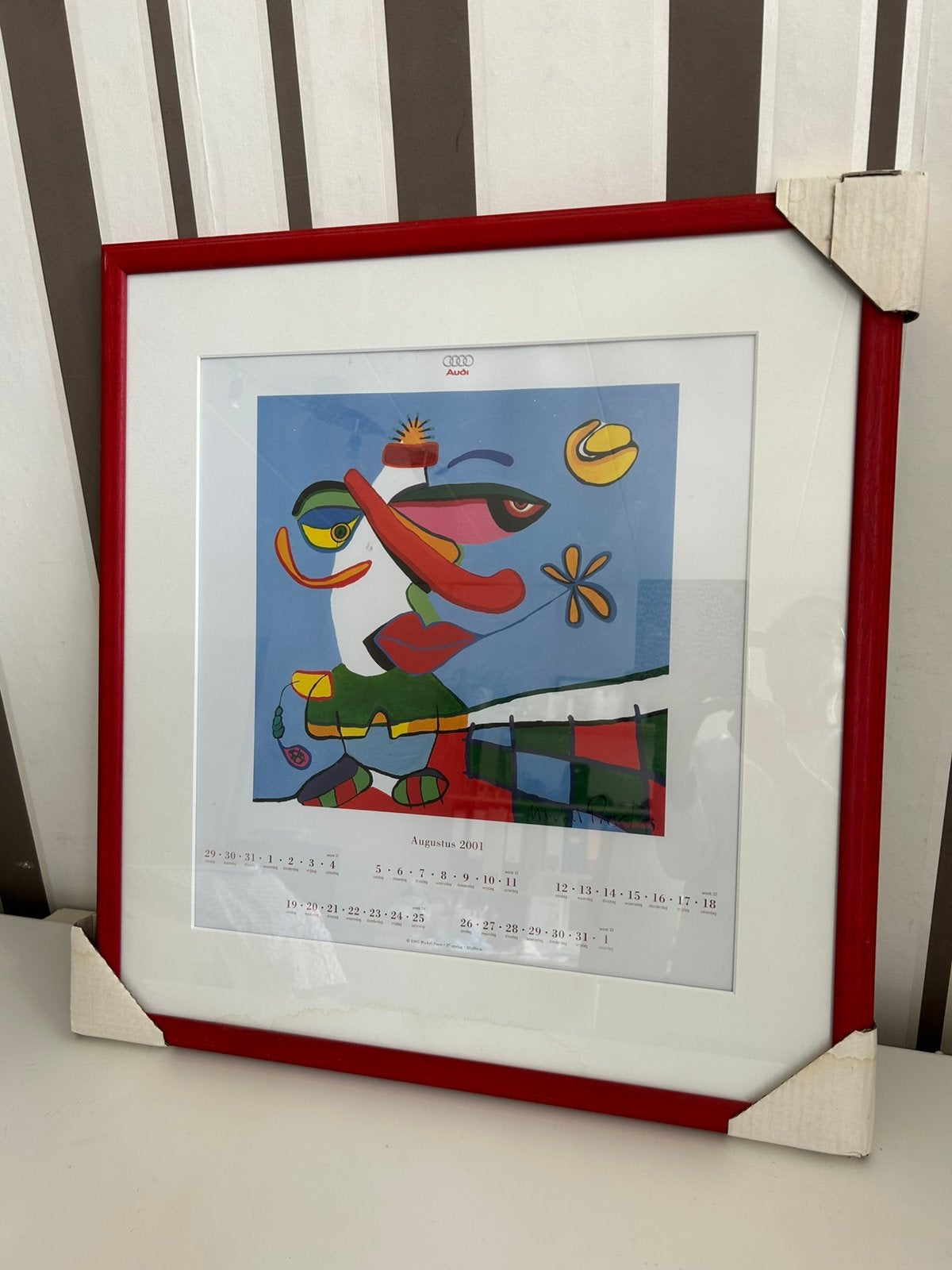 Foto lijst rood superkwaliteit, Ophalen of Verzenden, Zo goed als nieuw, Hout, Minder dan 50 cm