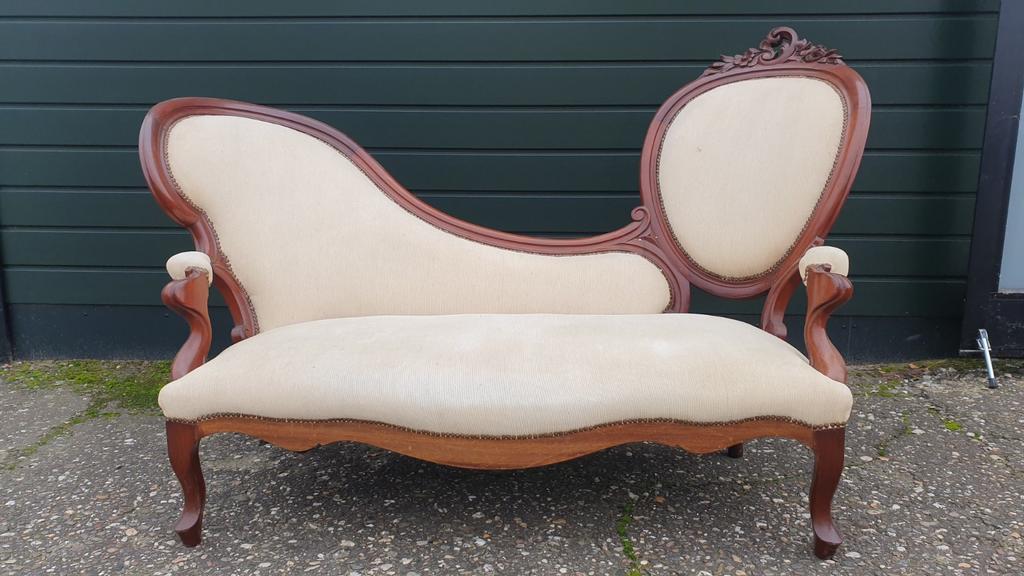 Biedermeier barok bank, Antiek en Kunst, Ophalen