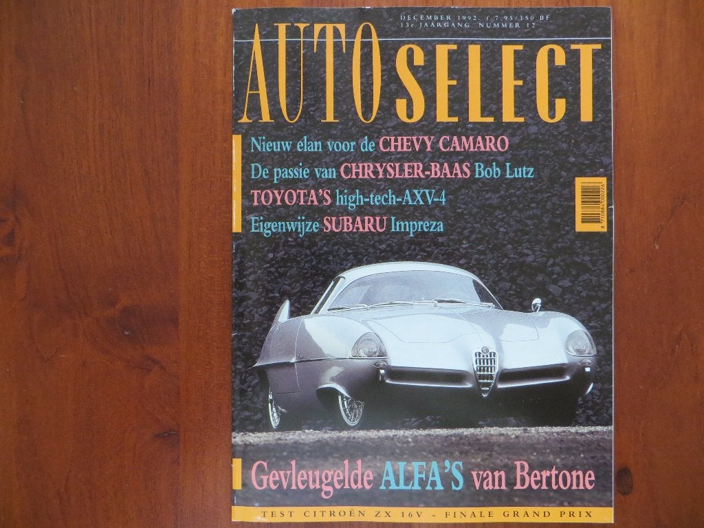 Autoselect 12 1992 Alfa Romeo B.A.T. Bertone, Camaro, Ophalen of Verzenden, Nieuw, Alfa Romeo