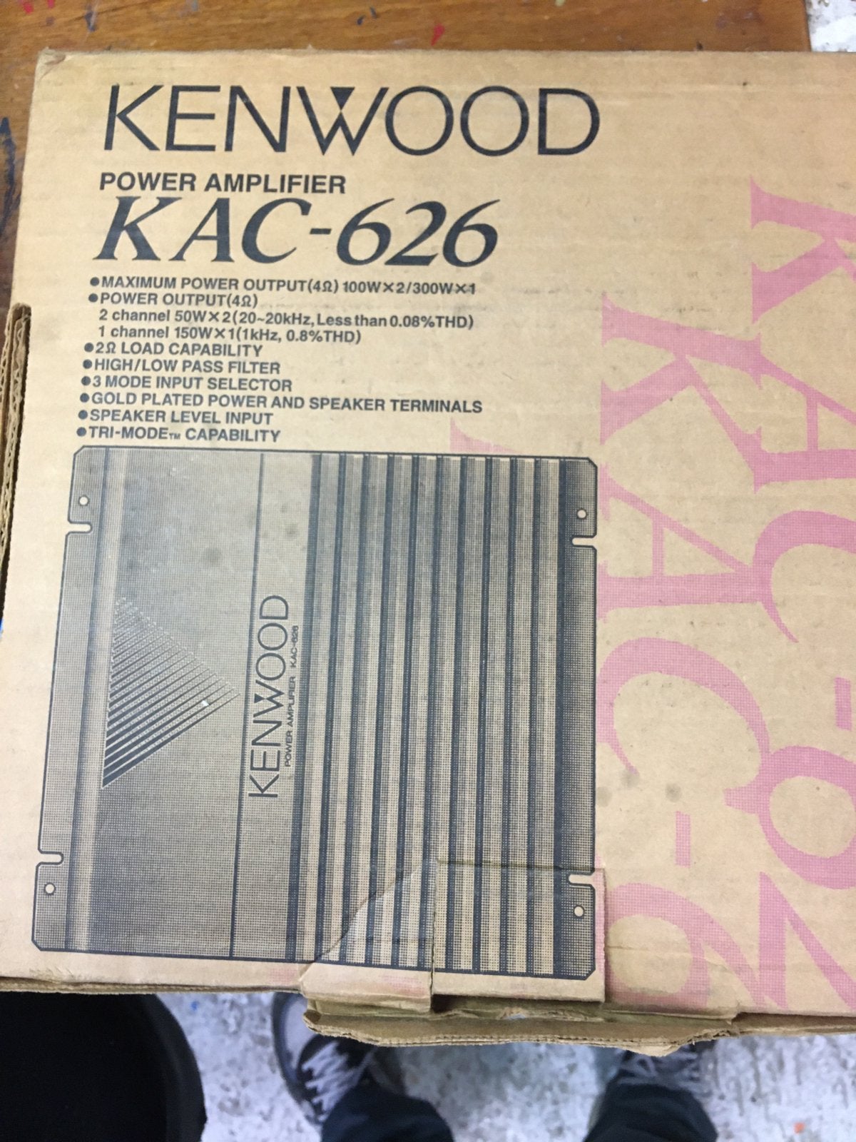 kenwood auto versterker nieuw, Ophalen of Verzenden, Nieuw