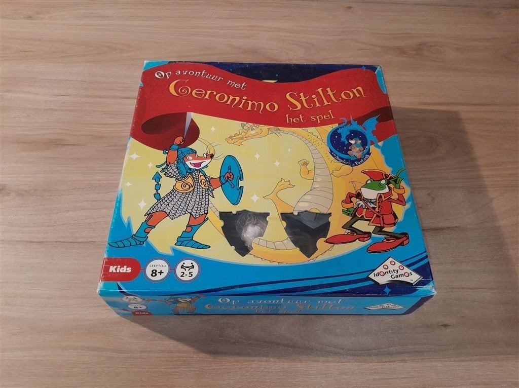Op avontuur met Geronimo Stilton - het spel - s5484, Hobby en Vrije tijd, Gezelschapsspellen | Bordspellen, Verzenden, Zo goed als nieuw