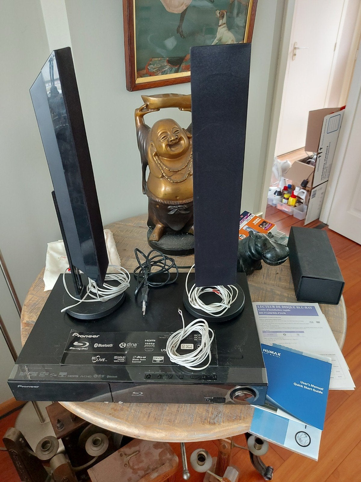 Pioneer Blu-ray Home Cinema Systeem XV-BD505FS, Audio, Tv en Foto, Home Cinema-sets, Ophalen, 2.1-systeem, Blu-ray-speler, 70 watt of meer