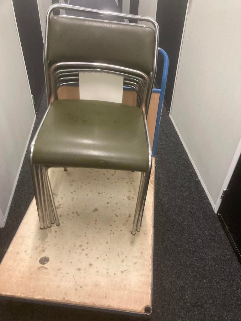 Set stoelennBauhsus stijl jaren 60 met massief buisframe, Antiek en Kunst, Antiek | Meubels | Stoelen en Banken, Ophalen