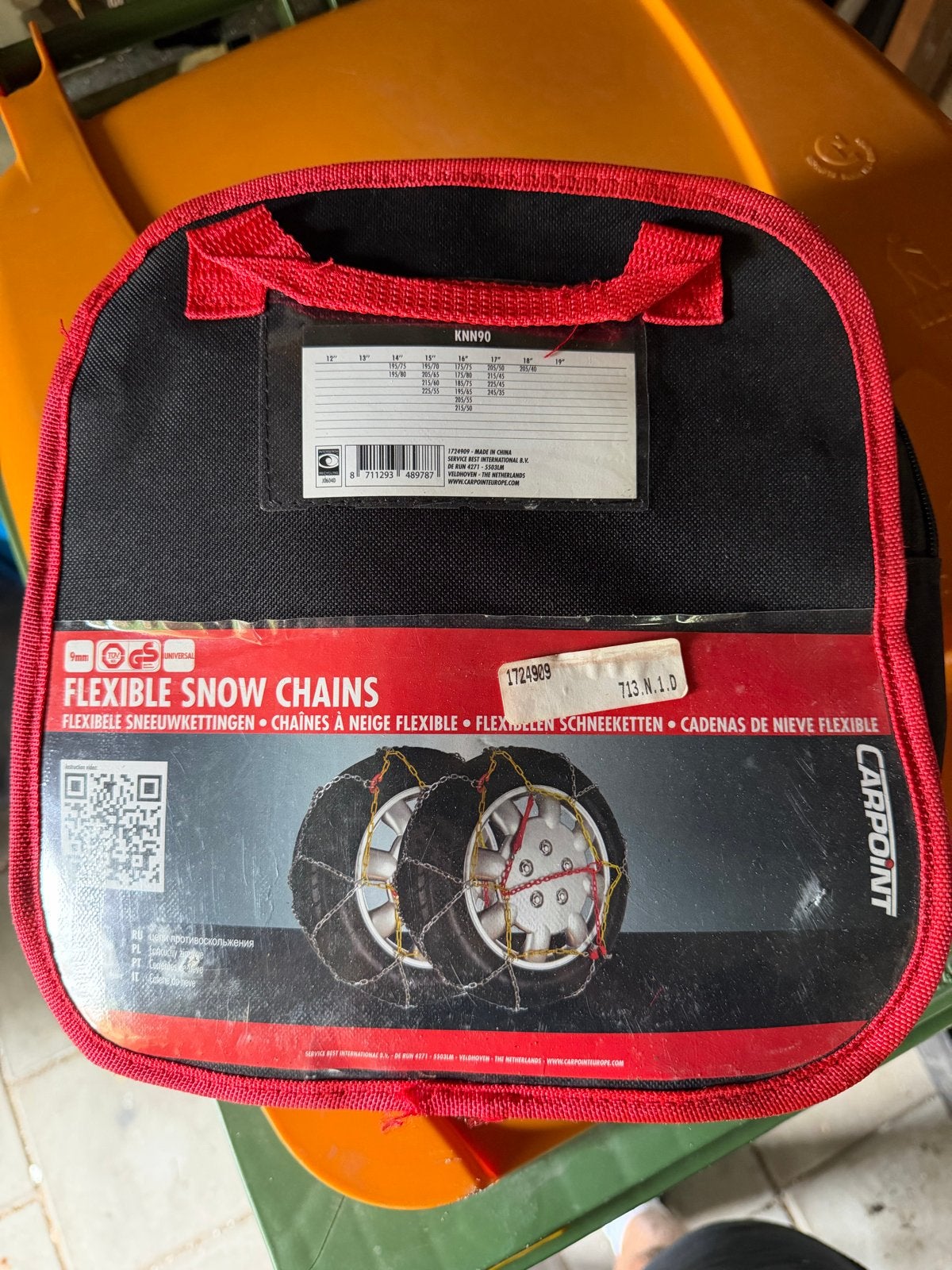 Carpoint Flexible Sneeuwkettingen KNN90 14 tot 18 inch, Ophalen, Nieuw