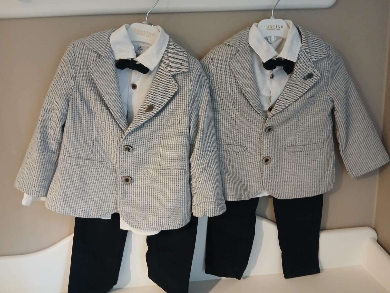4-delig jongenspak, maat 92 en 98, zeer goed, Zo goed als nieuw, Setje, Jongen, Bontino Premium Wear