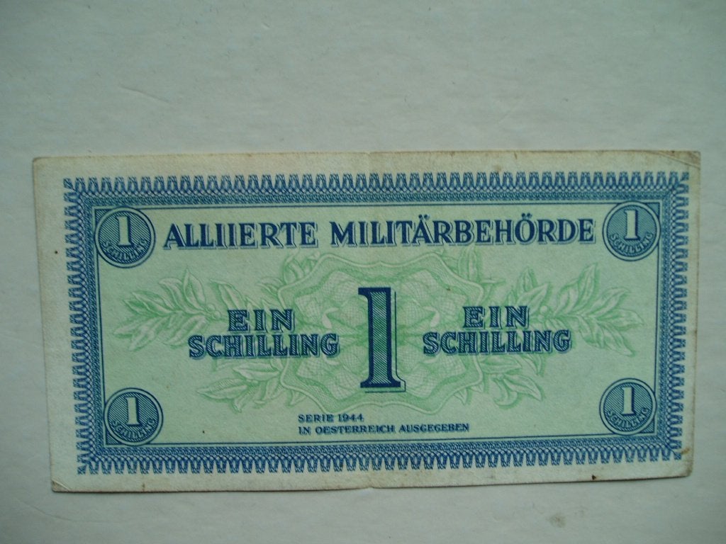 670. Oostenrijk, AMA 1 schilling 1944 WW II., Postzegels en Munten, Bankbiljetten | Europa | Niet-Eurobiljetten, Verzenden, Oostenrijk
