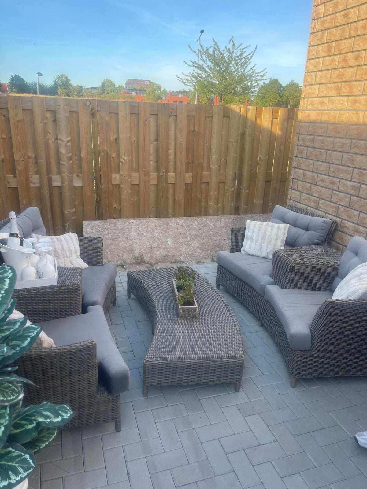 Tuinset met kussens, Ophalen of Verzenden, Zo goed als nieuw