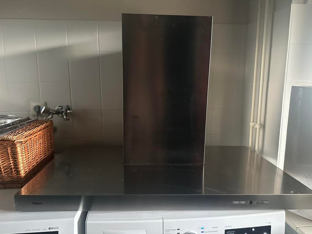 Afzuigkap 90 cm, Ophalen, Gebruikt, Wandschouwkap