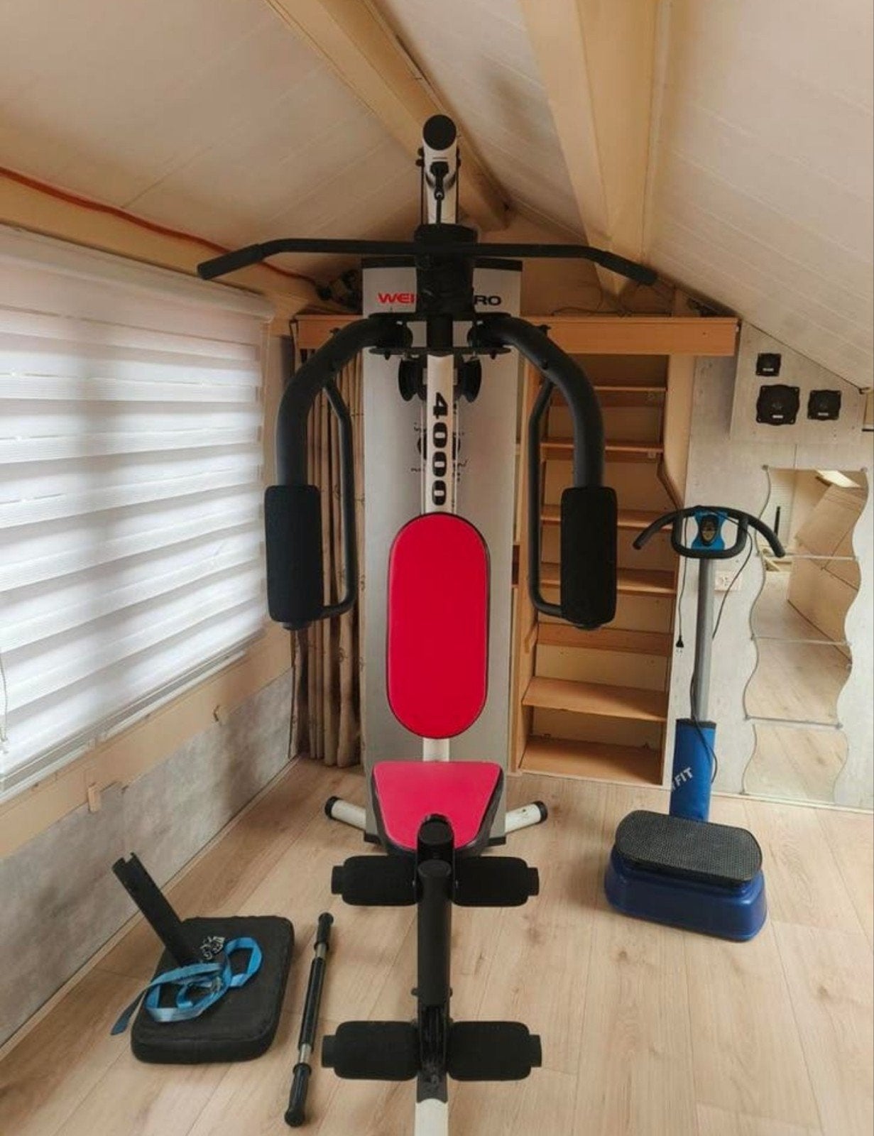 Weider Pro 4000 Krachtstation, Ophalen, Gebruikt, Benen, Krachtstation