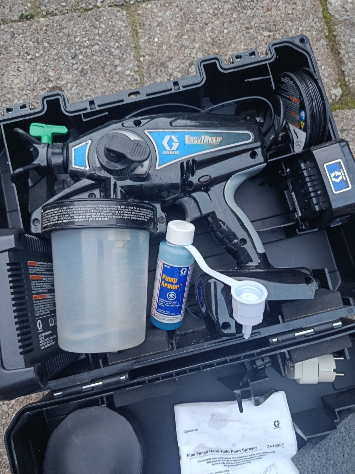 Graco Easymax verfspuitmachine - Zo goed als nieuw, Ophalen of Verzenden, Nieuw, Verfspuit of Verfpomp