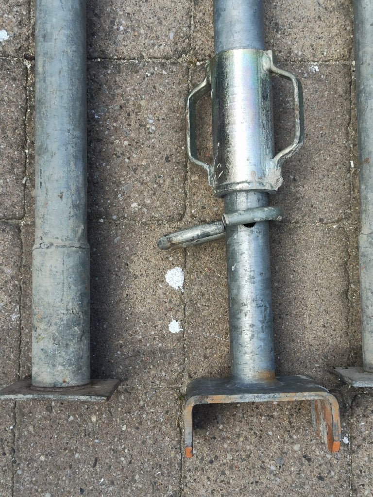 6x bouwstempels / schroefstempels / stempels / stutten, Doe-het-zelf en Verbouw, Ophalen, Gebruikt, Overige typen, 2 tot 5 meter